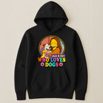 Just A Girl Who Loves Dogs Simpsonized Portrait - Personalized Photo Shirt