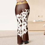 Just A Girl Who Loves Highland Cows - Personalized Flare Leggings