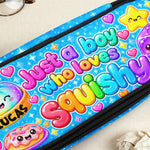 Just A Girl Who Loves Squishy Gift For Squishy Hunter - Personalized Pencil Case