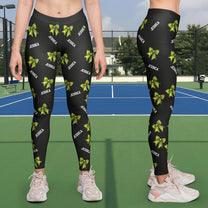 Just A Girl Who Loves Tennis - Personalized Leggings