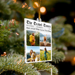 Just A Girl Who Loves Traveling - Personalized Acrylic Photo Ornament