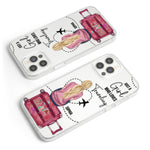 Just A Girl Who Loves Traveling - Personalized Clear Phone Case