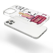 Just A Girl Who Loves Traveling - Personalized Clear Phone Case