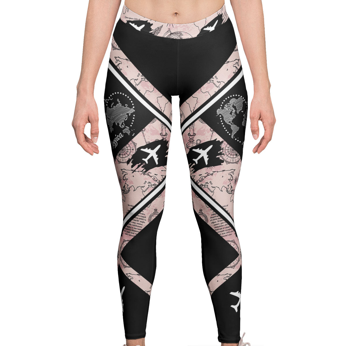 Just A Girl Who Loves Traveling - Personalized Leggings