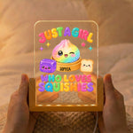 Just A Kid Who Loves Squishies - Personalized Night Light