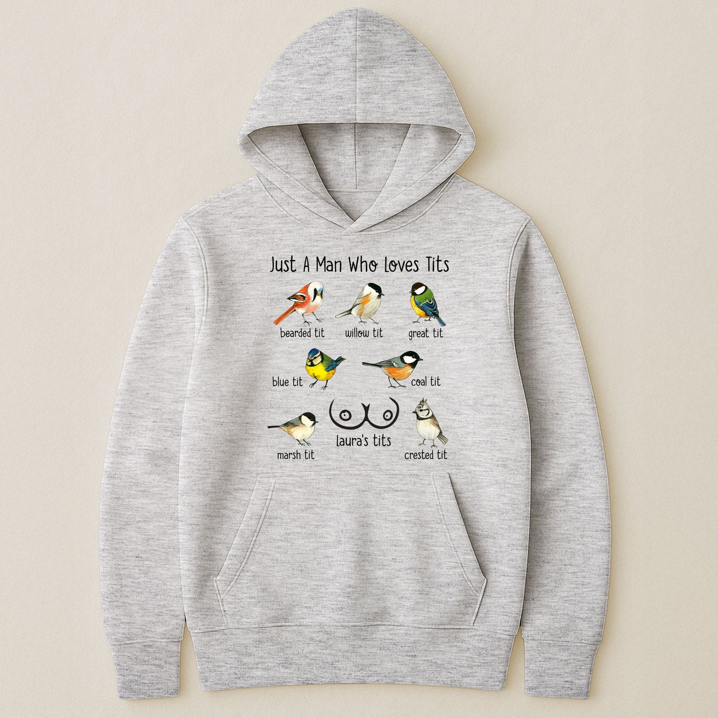 Just A Man Who Loves Tits - Naughty Gifts For Him, Husband, Bf - Personalized Shirt