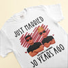Just Married Black Version - Personalized Shirt