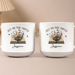 Just One More Chapter Gift For Book Lovers - Personalized Pottery Mug