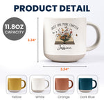 Just One More Chapter Gift For Book Lovers - Personalized Pottery Mug