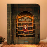 Just One More Chapter - Personalized 3D Wooden Puzzle Night Light