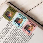 Just One More Chapter - Personalized Leather Magnetic Bookmark