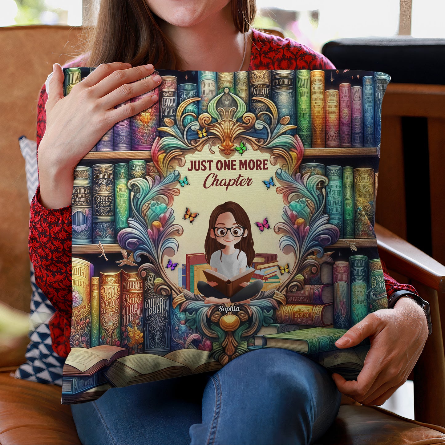 Just One More Chapter - Personalized Pillow (Insert Included)
