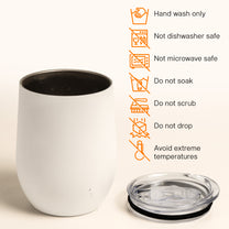 Just One More Chapter, Fantasy Bookshelf - Personalized Wine Tumbler