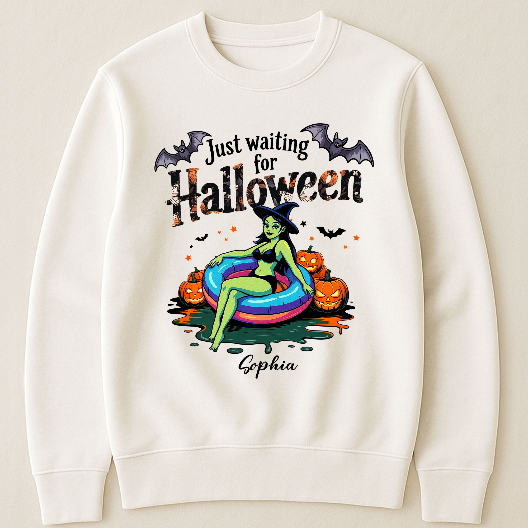 Just Waiting For Halloween - Personalized Shirt