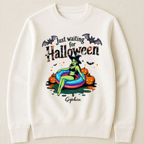 Just Waiting For Halloween - Personalized Shirt