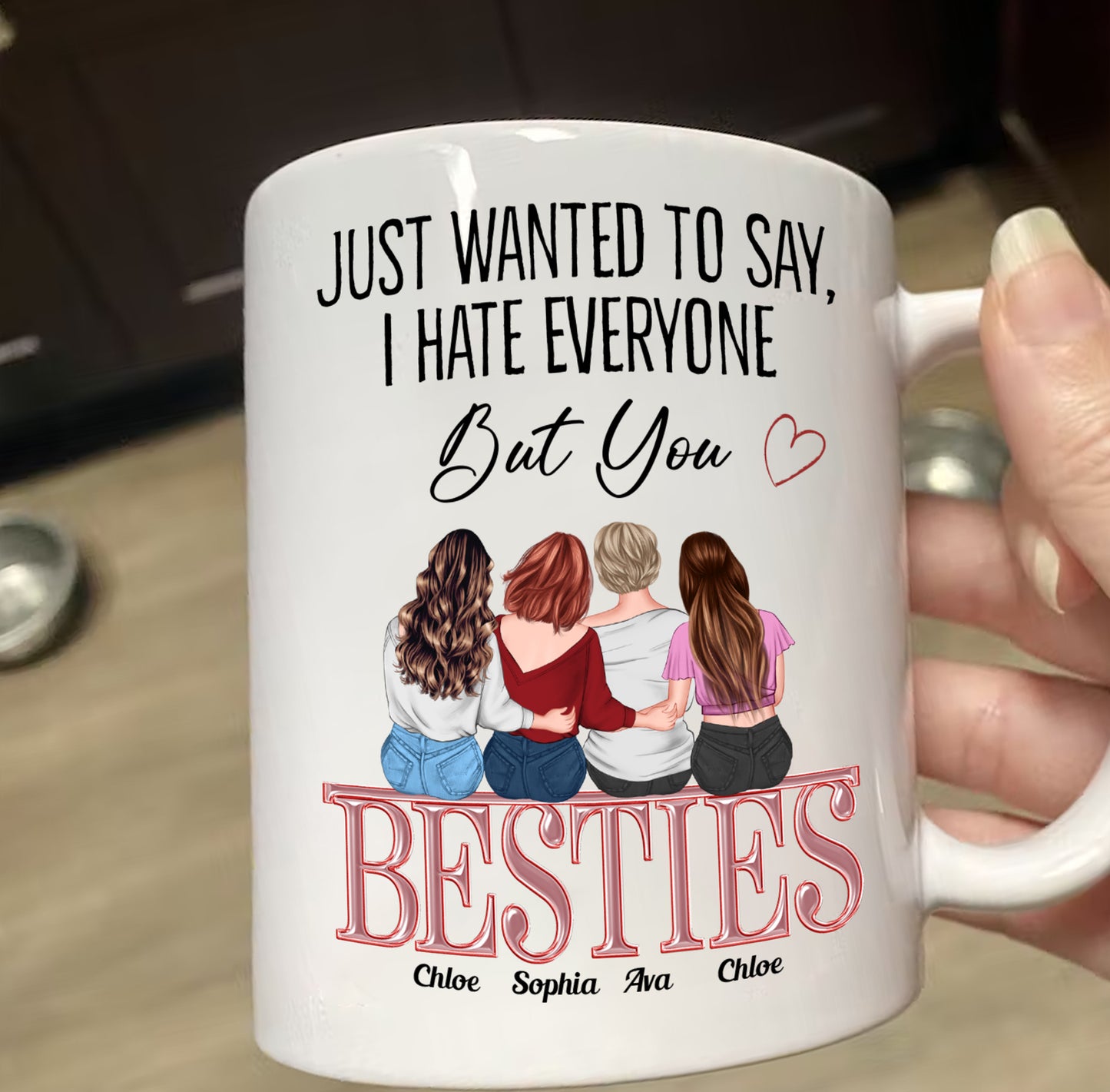 Just Wanted To Say - Personalized Mug