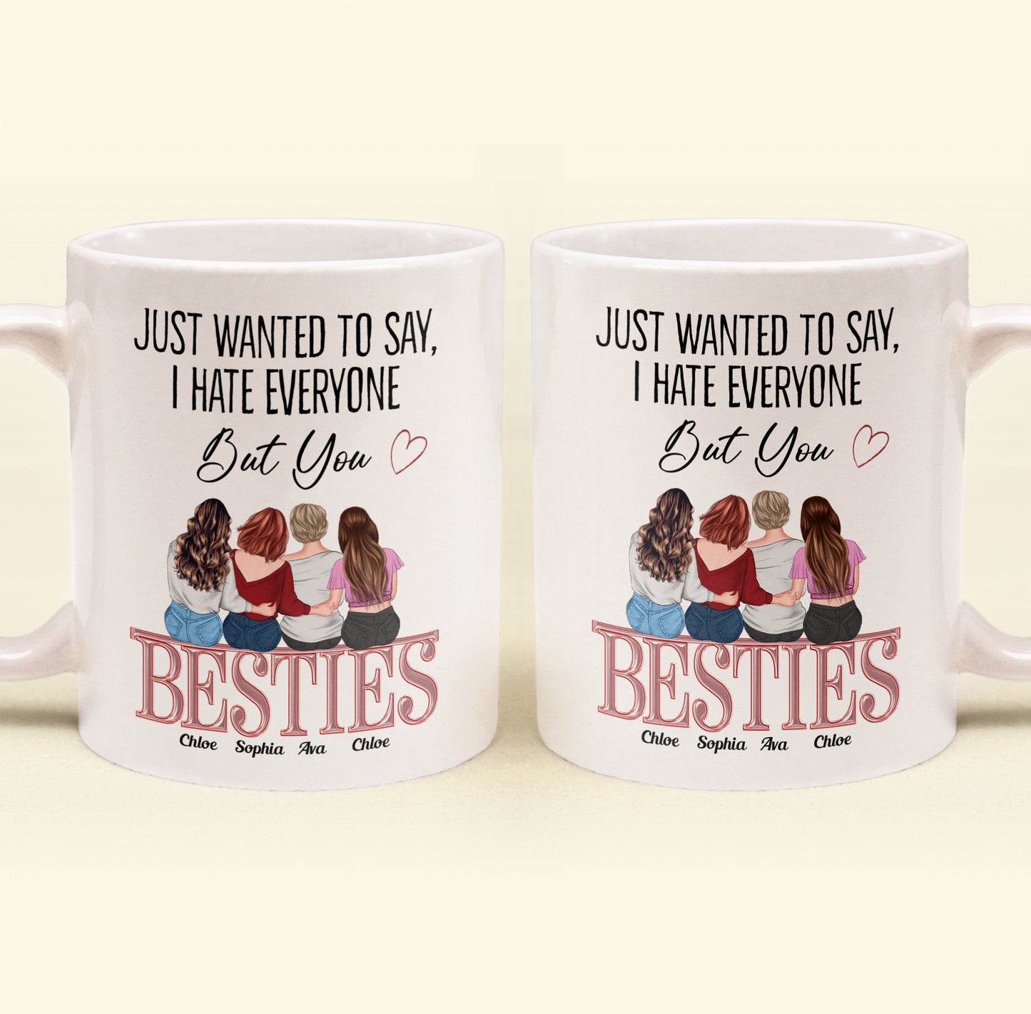 Just Wanted To Say - Personalized Mug