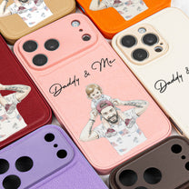 Just-A-Dad-&-His-Kids-Watercolor-Style-Fathers-Day-Gift-For-Dad-Husband-Personalized-Phone-Case-5