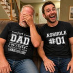 Just-A-Dad,-Mom-Trying-Not-To-Raise-Assholes-Funny-Gifts-Family-Personalized-Shirt-1