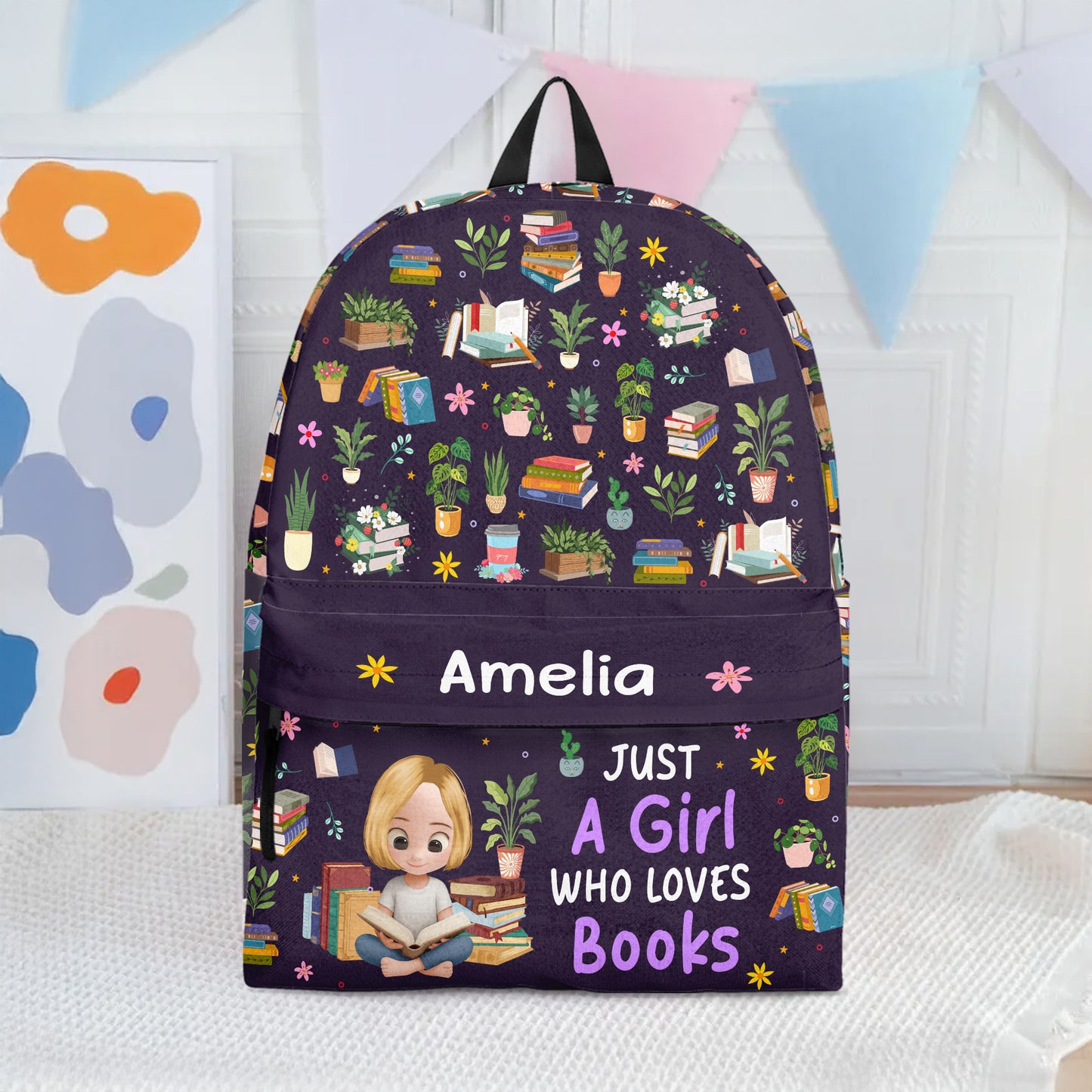 Just-A-Girl,-Boy-Who-Loves-Books-Personalized-Backpack-1