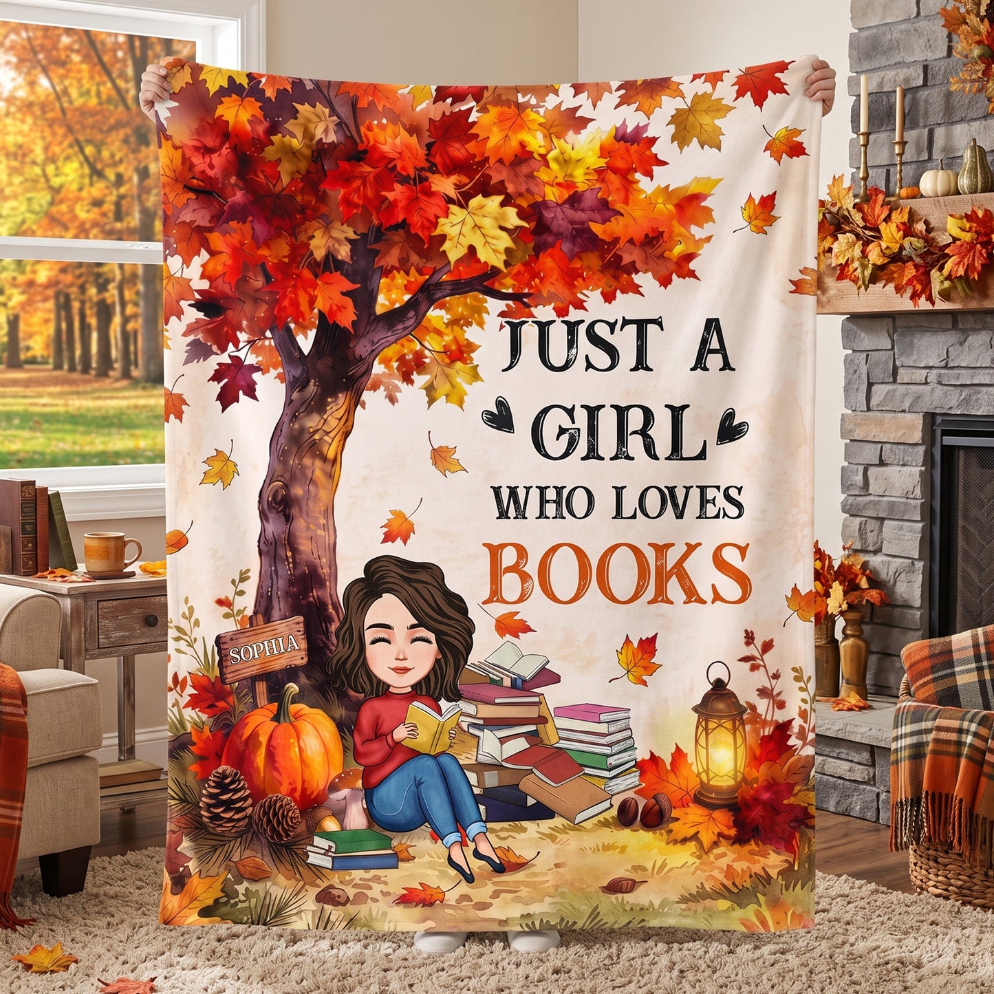 Just-A-Girl-Who-Loves-Books-Fall-Gift-For-Daughter-Gift-For-Her-Personalized-Blanket1