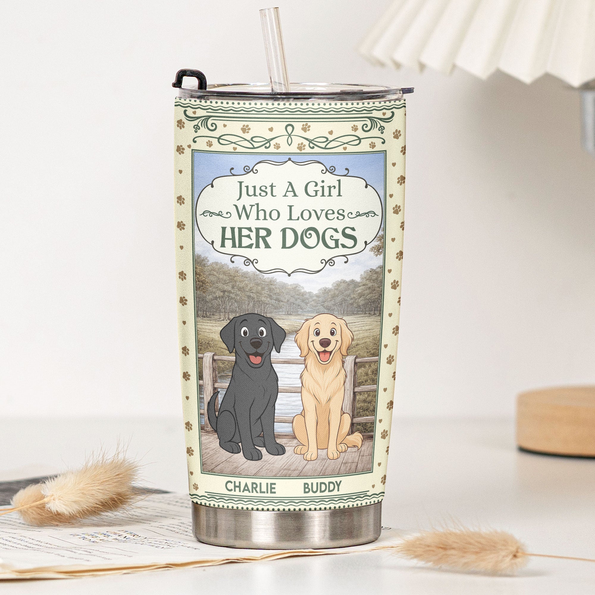 Just-A-Girl-Who-Loves-Her-Dog-Personalized-Tumbler-4