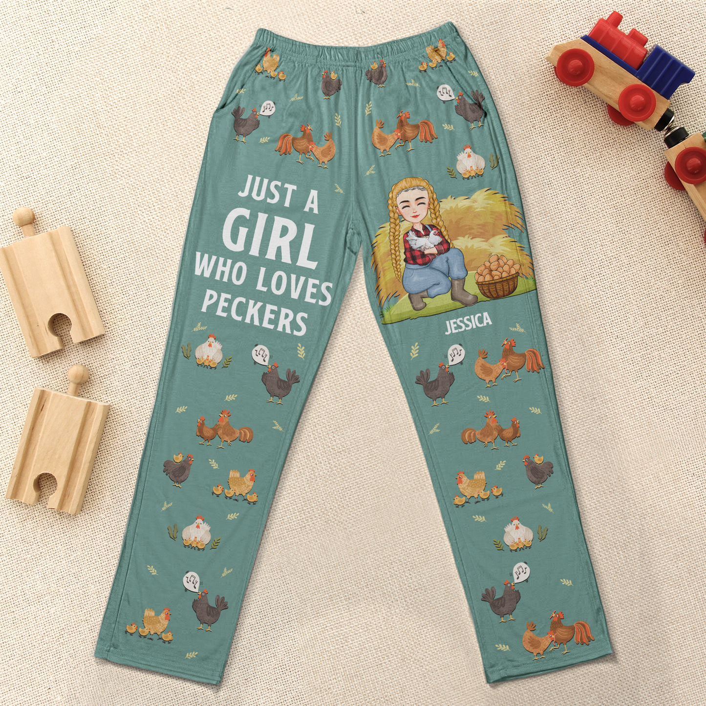 Just-A-Girl-Who-Loves-Peckers-Personalized-Lounge-Pants-2