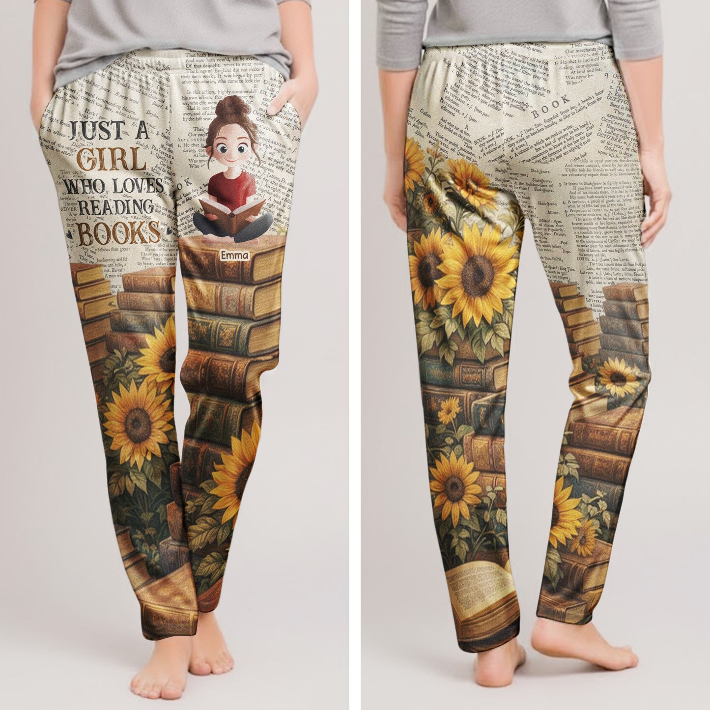 Just-A-Girl-Who-Loves-Reading-Books-Sunflowers-For-Book-Lovers-Club-Personalized-Lounge-Pants-2