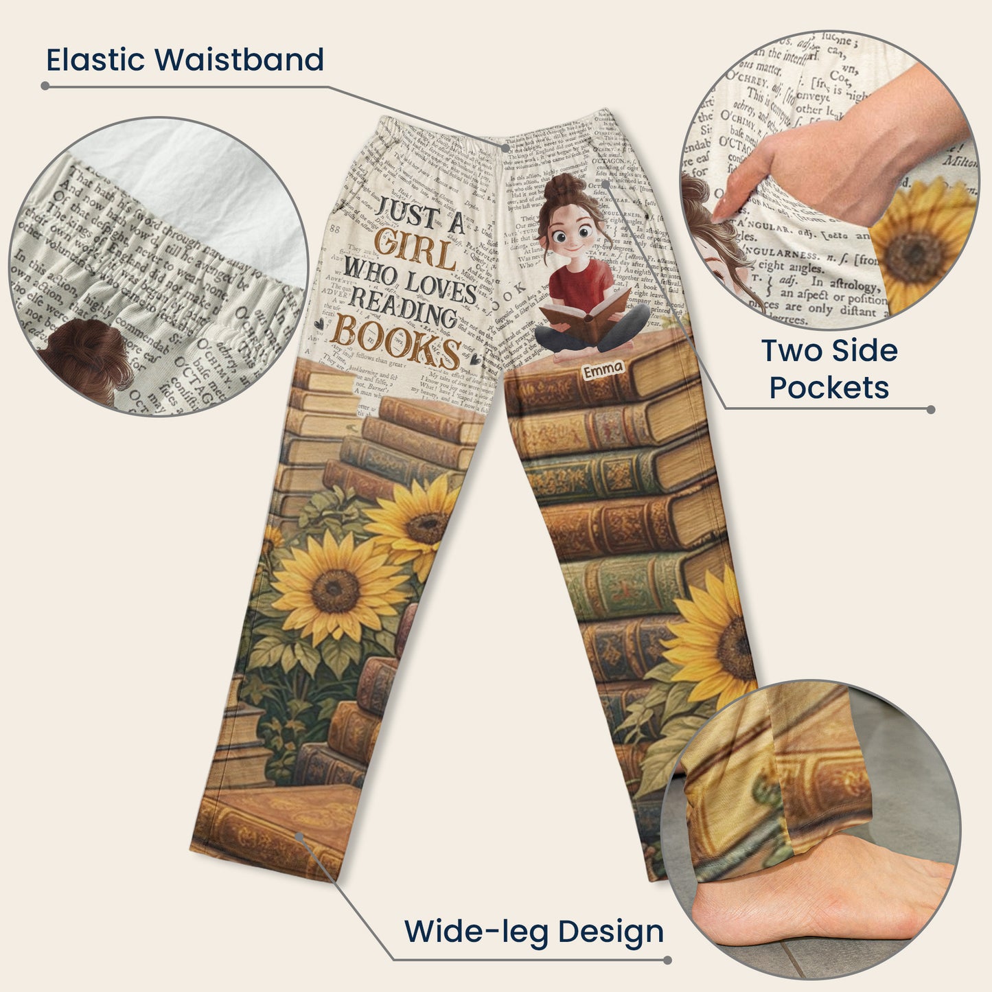Just-A-Girl-Who-Loves-Reading-Books-Sunflowers-For-Book-Lovers-Club-Personalized-Lounge-Pants-4