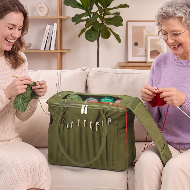 Just-A-Woman-Who-Loves-Yarn-Gift-For-Knitter,-Crocheter,-Knitting-Lovers-Personalized-Knitting-Bag-3
