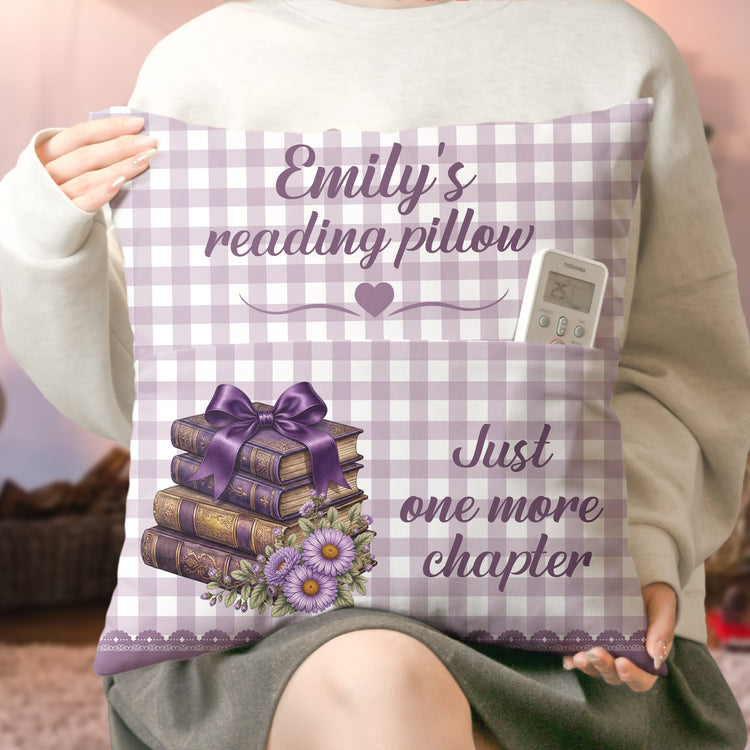 Just-One-More-Chapter-Gift-For-Book-Lovers,-Bookworm-Personalized-Pillow
