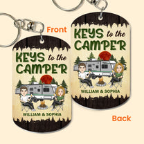 Keys To The Camper New Version - Personalized Keychain