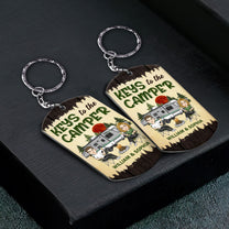 Keys To The Camper New Version - Personalized Keychain