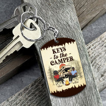 Keys To The Camper Ver2 - Personalized Keychain