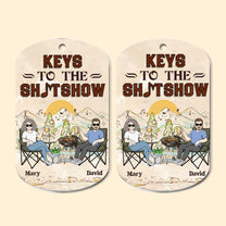 Keys To The Sh!tshow - Personalized Keychain