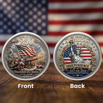 Descendant Of A Patriot - Coin