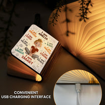 Kid Affirmations I Am Kind - Personalized Book Lamp