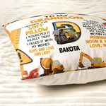 Kid Alphabet Hug This - Personalized Pillow (Insert Included)
