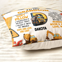 Kid Alphabet Hug This - Personalized Pillow (Insert Included)