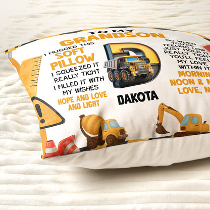 Kid Alphabet Hug This - Personalized Pillow (Insert Included)