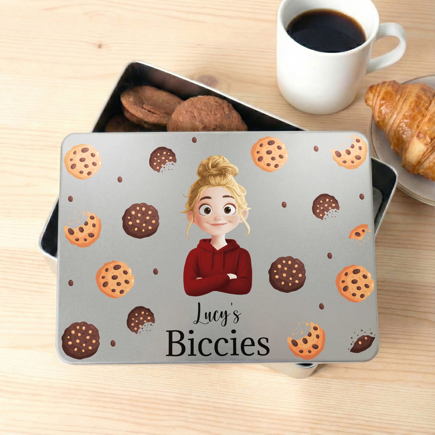 Kid Biccies - Personalized Cookie Tin Box