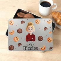 Kid Biccies - Personalized Cookie Tin Box