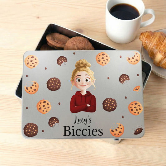 Kid Biccies - Personalized Cookie Tin Box