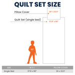 Kid Birth Flower God Says I Am - Custom Quilt Set
