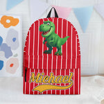Kid Cartoon Dinosaurus Vehicles - Personalized Backpack