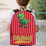 Kid Cartoon Dinosaurus Vehicles - Personalized Backpack