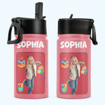 Kid Cartoon Style - Personalized Water Bottle