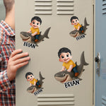 Kid Cute Cartoon Decor For Locker, Fridge, Magnetic Board, Or Bedroom Organizer - Personalized Magnet