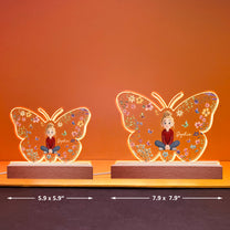 Kid Floral Butterfly - Personalized LED Light