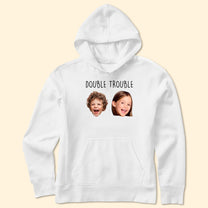 Kid Funny Faces Double Trouble - Personalized Photo Shirt